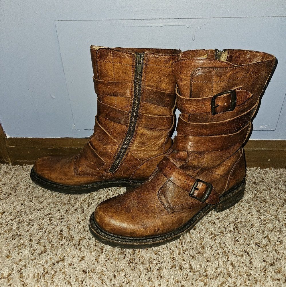 Frye veronica tanker boot size 10